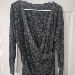 Maurices Charcoal V-Neck Sweater